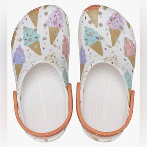 🍦 Toddler Ice Cream Crocs 🍦NWOT 🧡